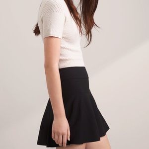 Talula black flare skirt